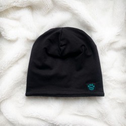 Kinder Winter gefütterte Mütze schwarz