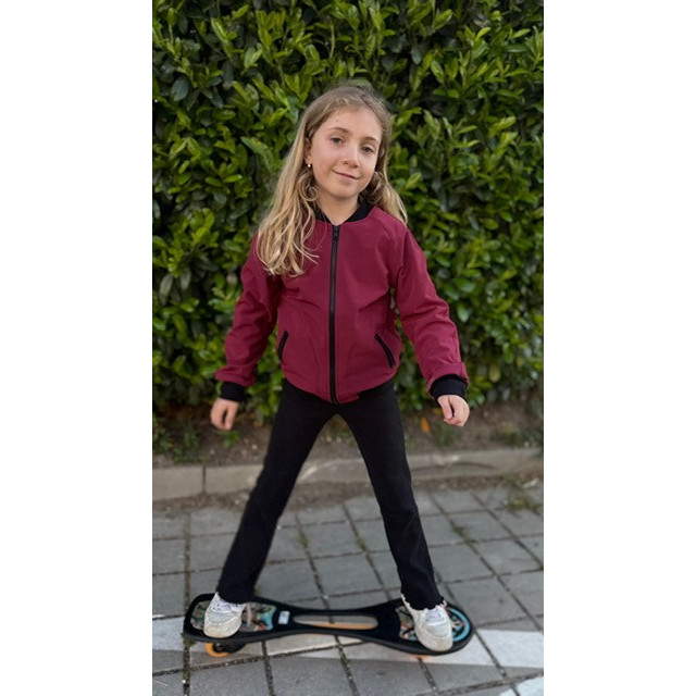 Kinder‑Bomberjacke in Bordeaux