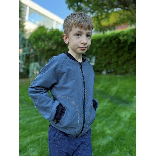 Kinder‑Bomberjacke in Dunkelgrau