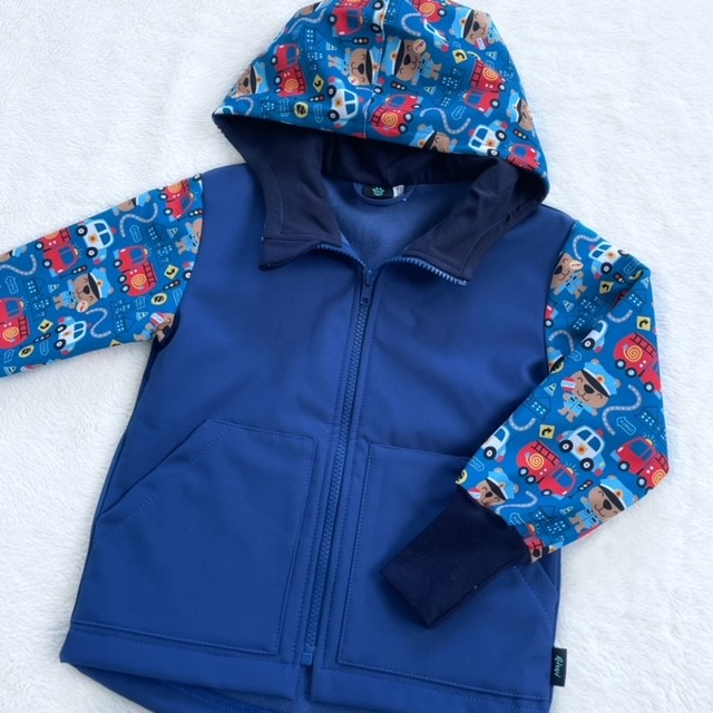 Kinder Softshelljacke HASIČI