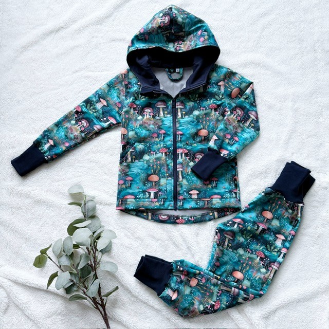 Kinder Softshelljacke Pilze