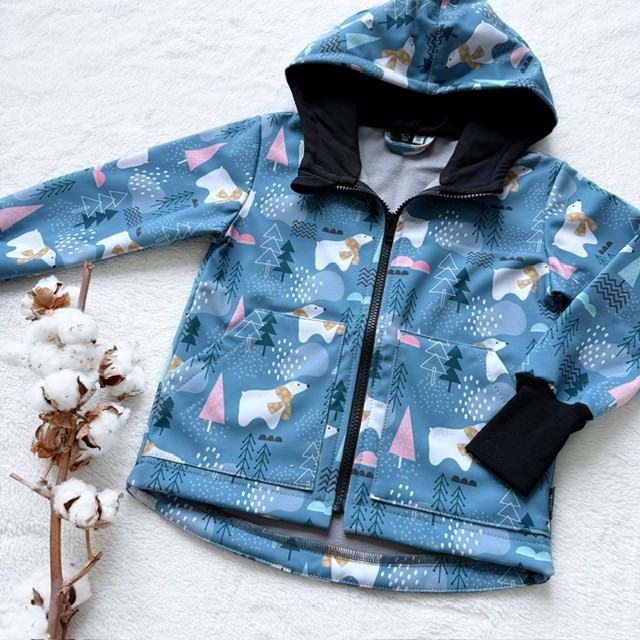 Kinder Softshelljacke AUTÍČKA