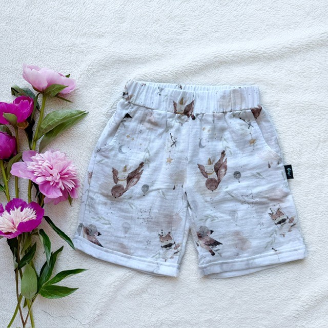 Kinder-Sommer-Musselin-Bermudas Fantasie