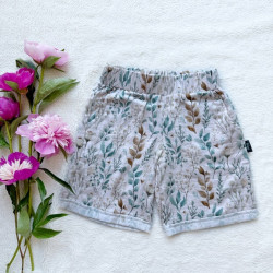 Kinder-Sommer-Musselin-Bermudas Wiese