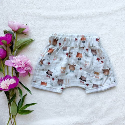 Kinder-Sommer-Musselin-Shorts Tiere
