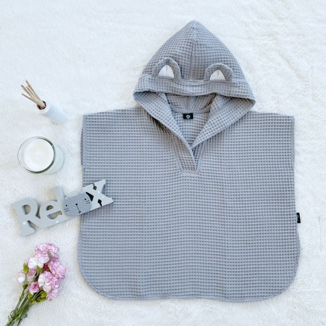 Kinder Sommerjacke mit Kapuze und hellrosa Ohren