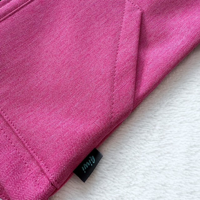 Kinder gefütterte Softshell-Hosen rosa - Fischgrätenmuster