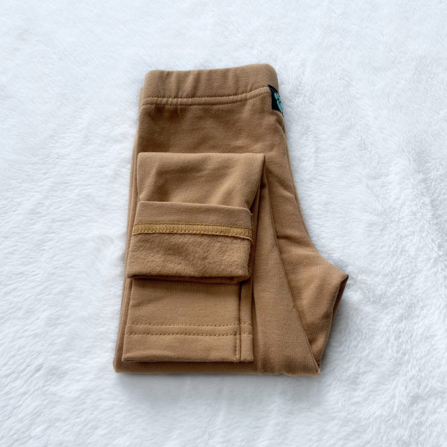 Kinder Winter gefütterte Leggings in Krem