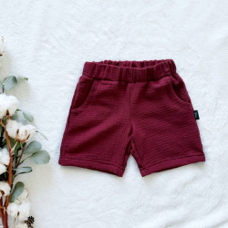 Kinder Muselino Bermudas bordeaux