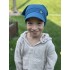 Kinder Sommerhut mit Schild petrol