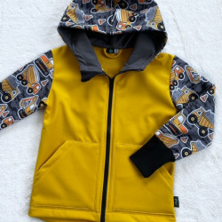 Kinder Softshelljacke BAUMASCHINEN