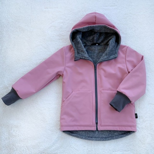 Kinder Winter Softshell isolierte Jacke altrosa